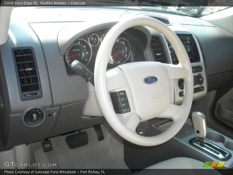 Redfire Metallic / Charcoal 2008 Ford Edge SE