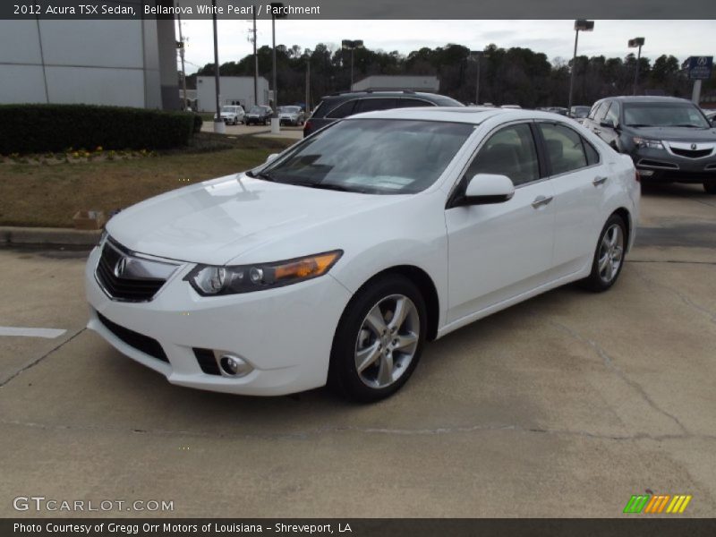 Bellanova White Pearl / Parchment 2012 Acura TSX Sedan