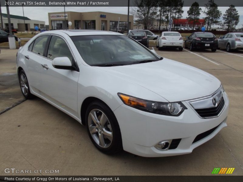 Bellanova White Pearl / Parchment 2012 Acura TSX Sedan
