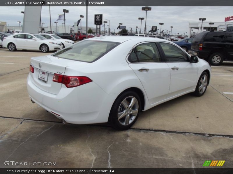Bellanova White Pearl / Parchment 2012 Acura TSX Sedan