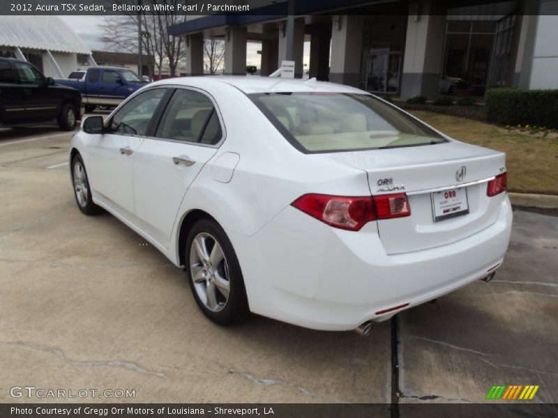 Bellanova White Pearl / Parchment 2012 Acura TSX Sedan