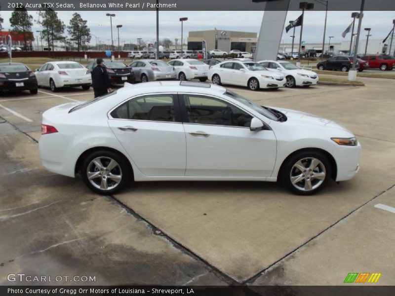 Bellanova White Pearl / Parchment 2012 Acura TSX Sedan