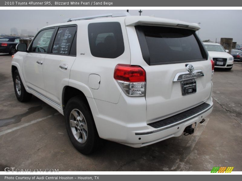 Blizzard White Pearl / Sand Beige 2010 Toyota 4Runner SR5