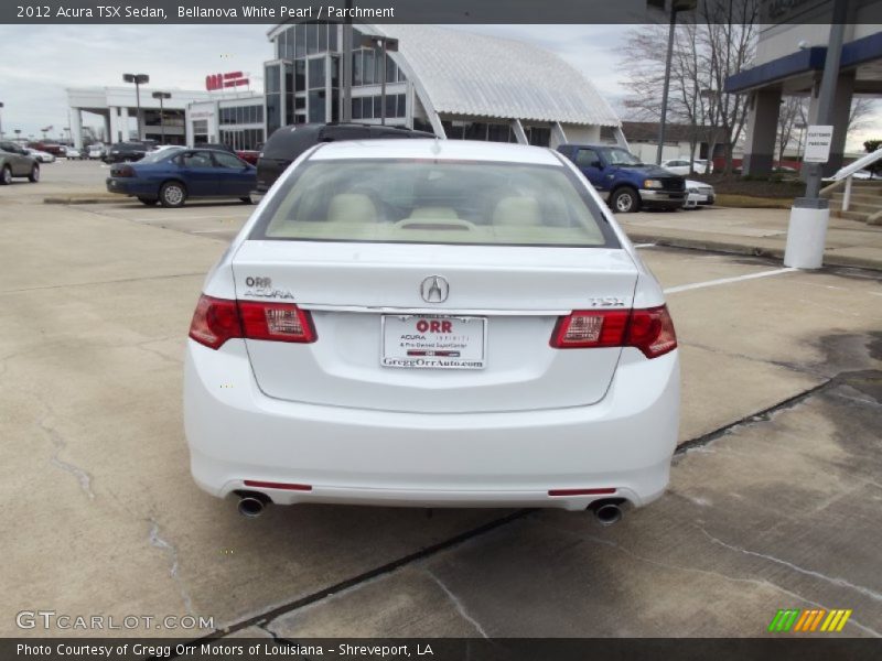Bellanova White Pearl / Parchment 2012 Acura TSX Sedan