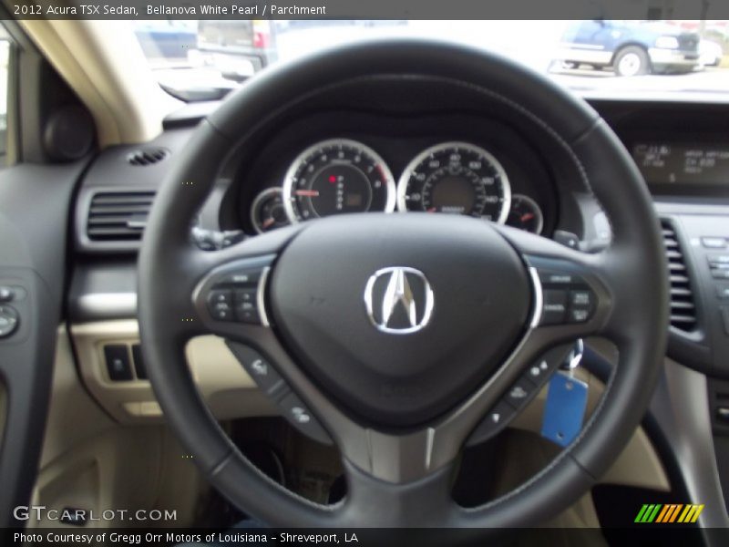 Bellanova White Pearl / Parchment 2012 Acura TSX Sedan