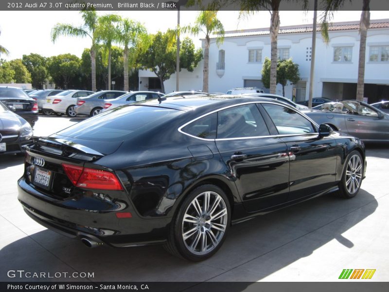 Brilliant Black / Black 2012 Audi A7 3.0T quattro Premium