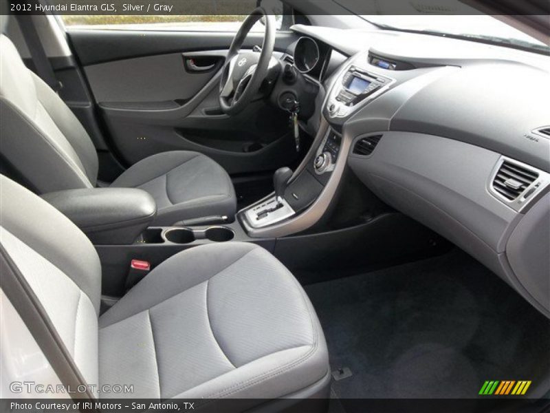 Silver / Gray 2012 Hyundai Elantra GLS