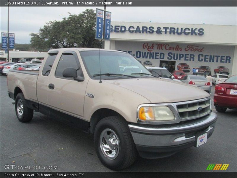 Prairie Tan Metallic / Medium Prairie Tan 1998 Ford F150 XLT SuperCab