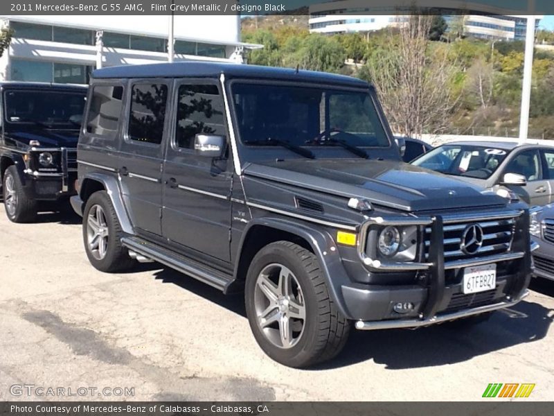 Flint Grey Metallic / designo Black 2011 Mercedes-Benz G 55 AMG