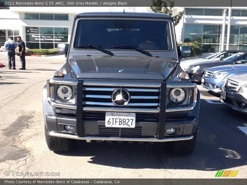 Flint Grey Metallic / designo Black 2011 Mercedes-Benz G 55 AMG