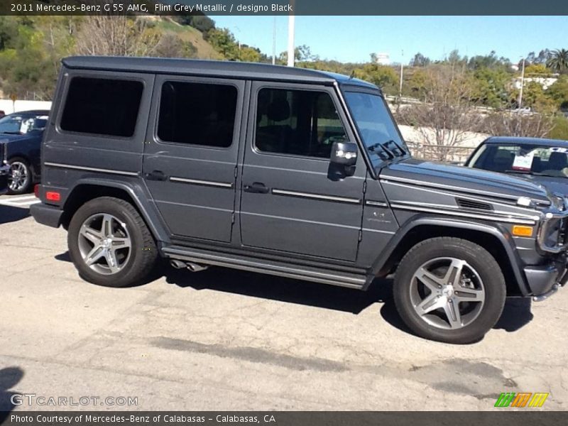 Flint Grey Metallic / designo Black 2011 Mercedes-Benz G 55 AMG