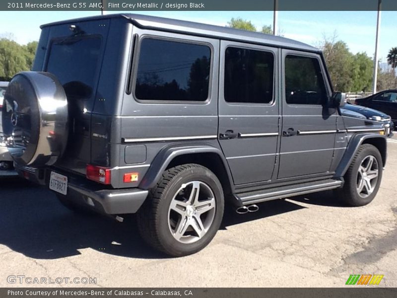 Flint Grey Metallic / designo Black 2011 Mercedes-Benz G 55 AMG