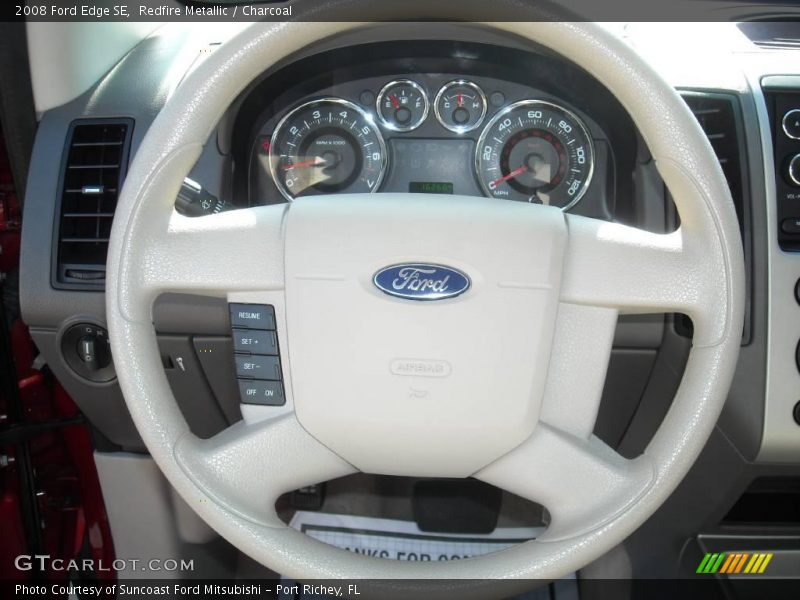 Redfire Metallic / Charcoal 2008 Ford Edge SE