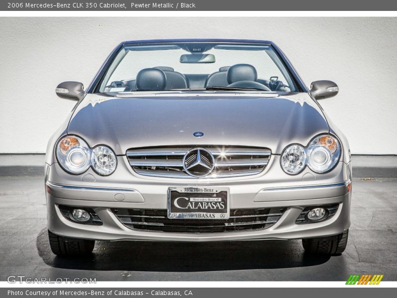 Pewter Metallic / Black 2006 Mercedes-Benz CLK 350 Cabriolet