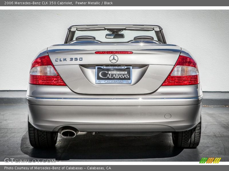 Pewter Metallic / Black 2006 Mercedes-Benz CLK 350 Cabriolet