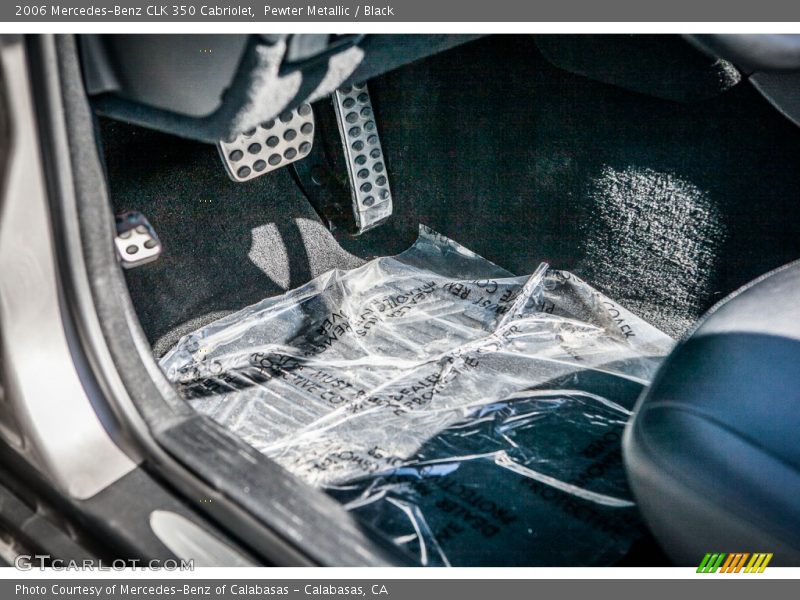 Pewter Metallic / Black 2006 Mercedes-Benz CLK 350 Cabriolet