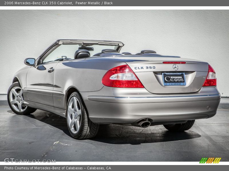 Pewter Metallic / Black 2006 Mercedes-Benz CLK 350 Cabriolet