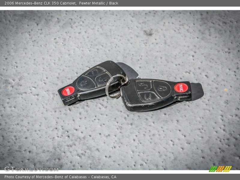 Keys of 2006 CLK 350 Cabriolet