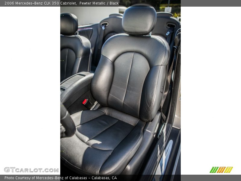 Front Seat of 2006 CLK 350 Cabriolet
