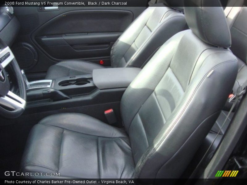 Black / Dark Charcoal 2008 Ford Mustang V6 Premium Convertible