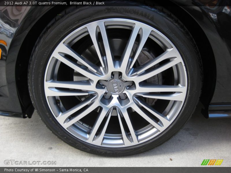 Brilliant Black / Black 2012 Audi A7 3.0T quattro Premium