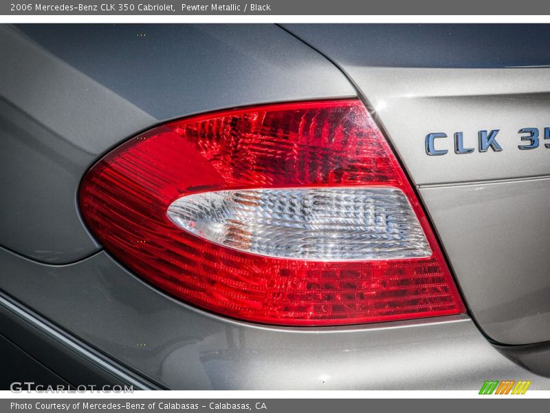 Pewter Metallic / Black 2006 Mercedes-Benz CLK 350 Cabriolet