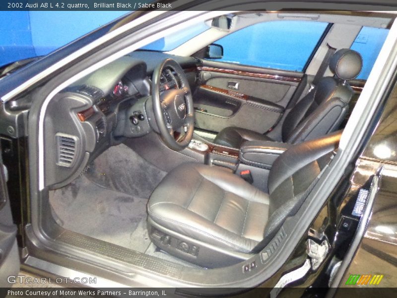  2002 A8 L 4.2 quattro Sabre Black Interior