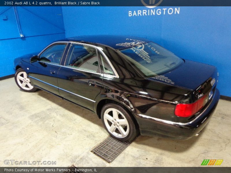 Brilliant Black / Sabre Black 2002 Audi A8 L 4.2 quattro