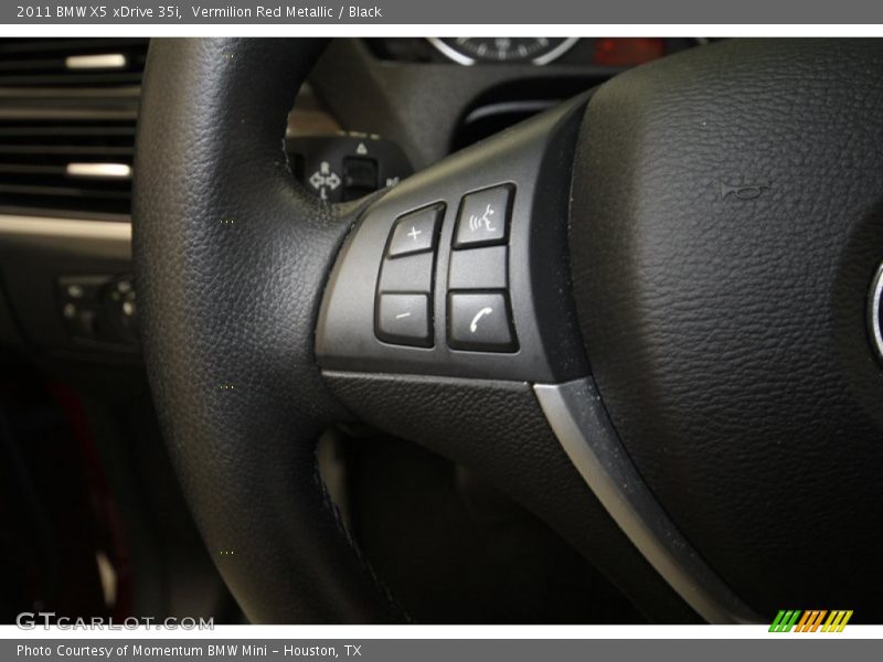 Vermilion Red Metallic / Black 2011 BMW X5 xDrive 35i