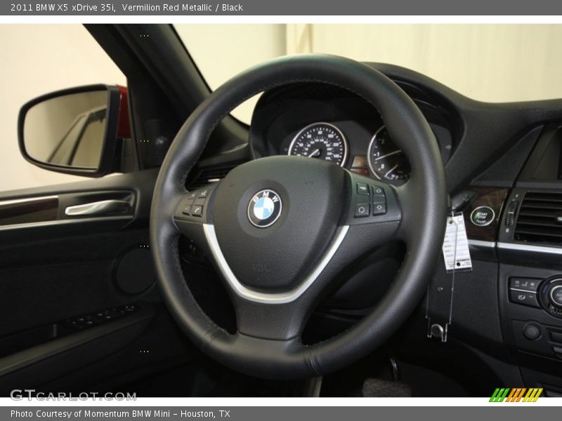 Vermilion Red Metallic / Black 2011 BMW X5 xDrive 35i