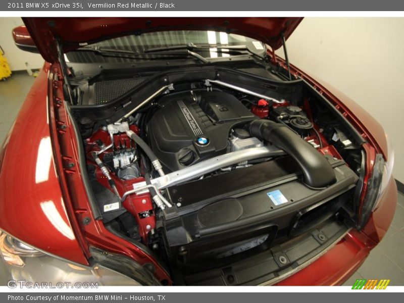 Vermilion Red Metallic / Black 2011 BMW X5 xDrive 35i
