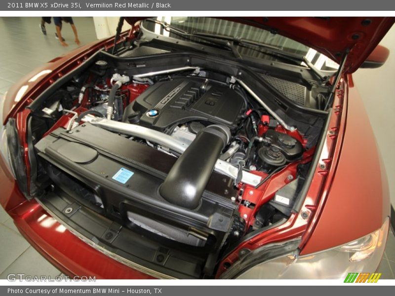 Vermilion Red Metallic / Black 2011 BMW X5 xDrive 35i