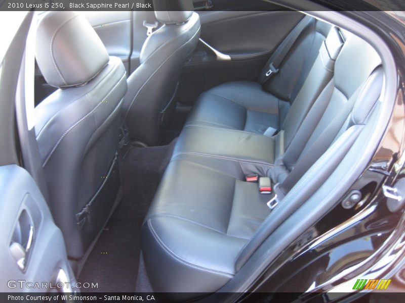 Black Sapphire Pearl / Black 2010 Lexus IS 250