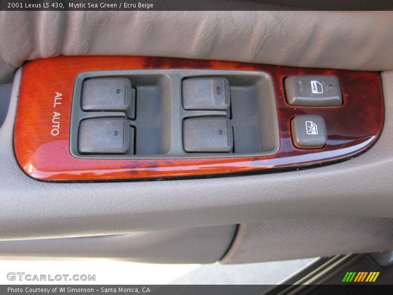 Mystic Sea Green / Ecru Beige 2001 Lexus LS 430