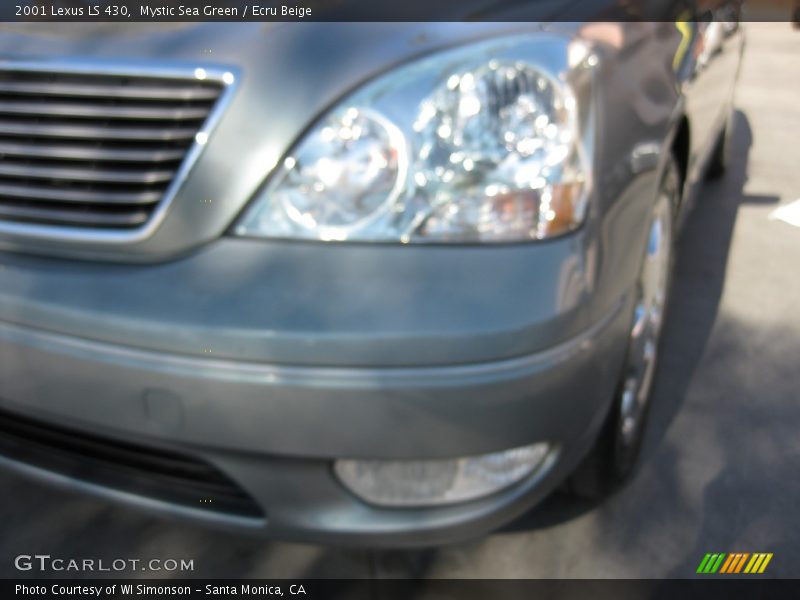Mystic Sea Green / Ecru Beige 2001 Lexus LS 430