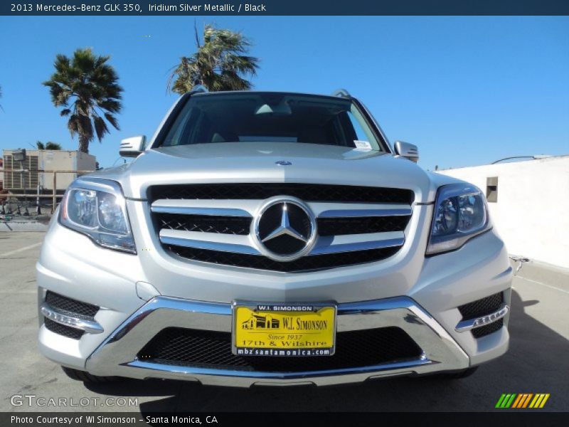 Iridium Silver Metallic / Black 2013 Mercedes-Benz GLK 350