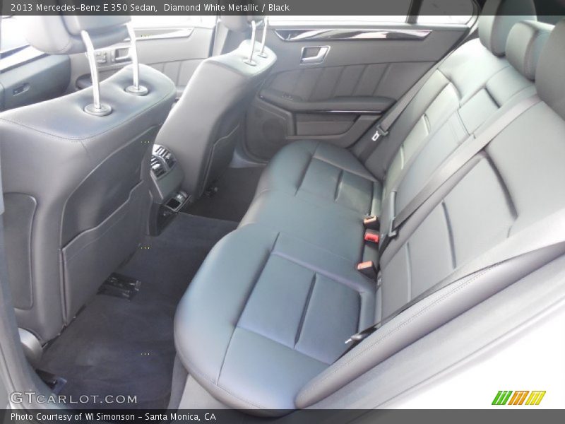 Diamond White Metallic / Black 2013 Mercedes-Benz E 350 Sedan
