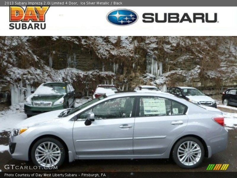 Ice Silver Metallic / Black 2013 Subaru Impreza 2.0i Limited 4 Door