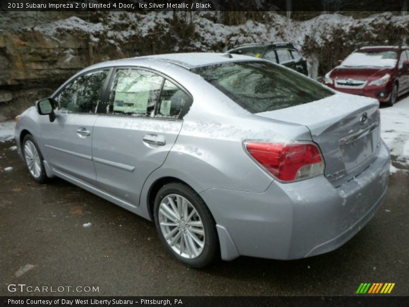Ice Silver Metallic / Black 2013 Subaru Impreza 2.0i Limited 4 Door