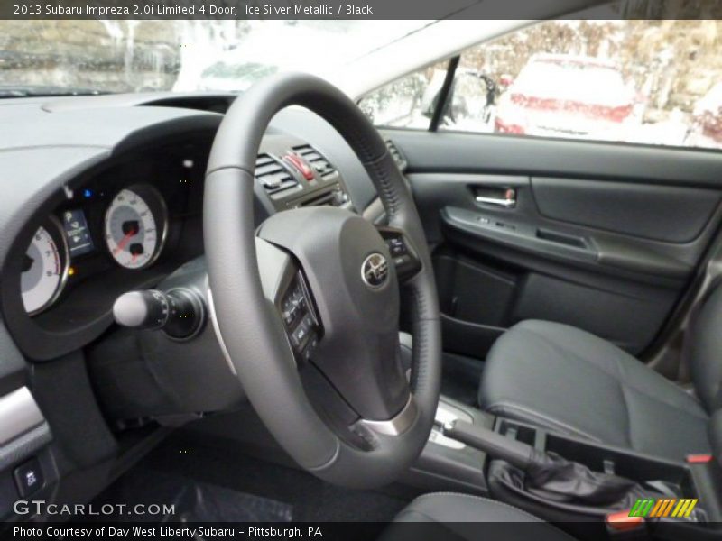 Ice Silver Metallic / Black 2013 Subaru Impreza 2.0i Limited 4 Door
