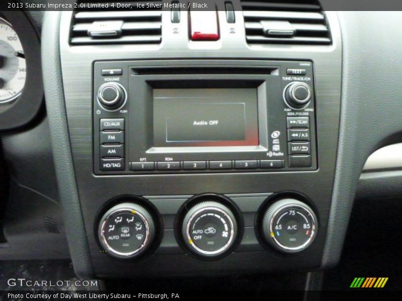 Ice Silver Metallic / Black 2013 Subaru Impreza 2.0i Limited 4 Door