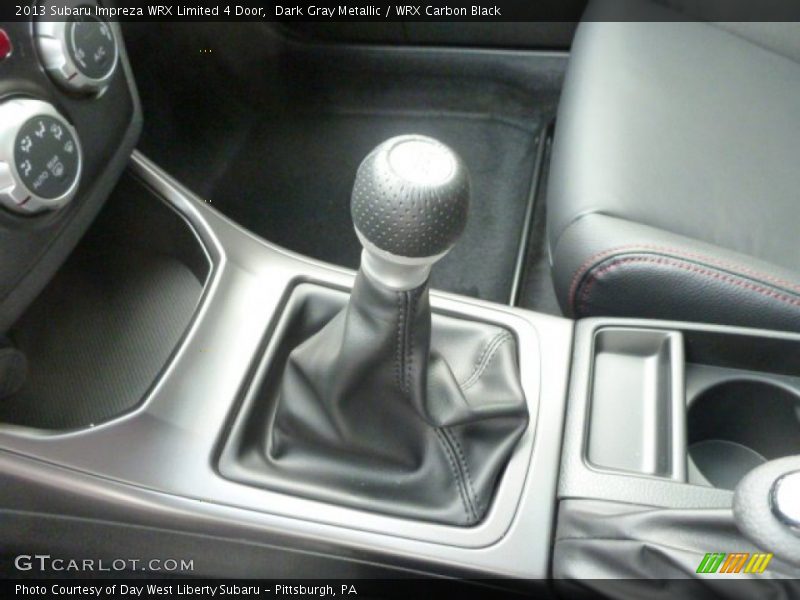  2013 Impreza WRX Limited 4 Door 5 Speed Manual Shifter