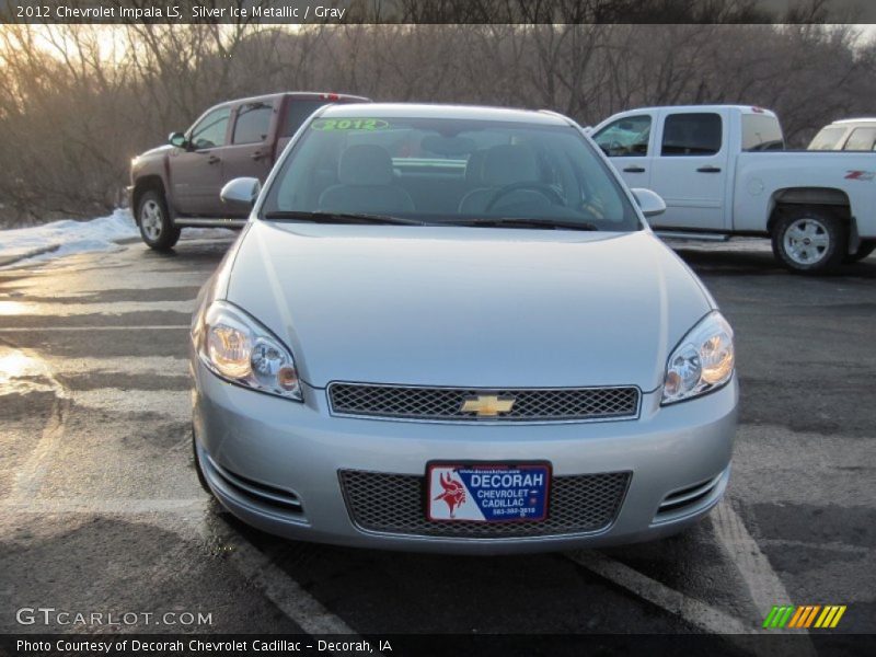 Silver Ice Metallic / Gray 2012 Chevrolet Impala LS