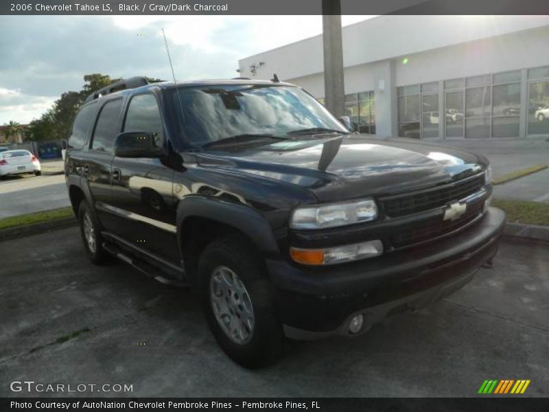 Black / Gray/Dark Charcoal 2006 Chevrolet Tahoe LS