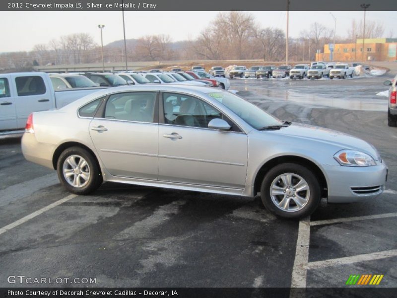Silver Ice Metallic / Gray 2012 Chevrolet Impala LS