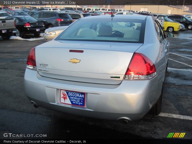 Silver Ice Metallic / Gray 2012 Chevrolet Impala LS