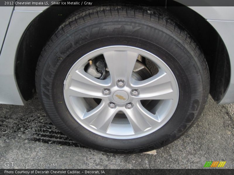 Silver Ice Metallic / Gray 2012 Chevrolet Impala LS