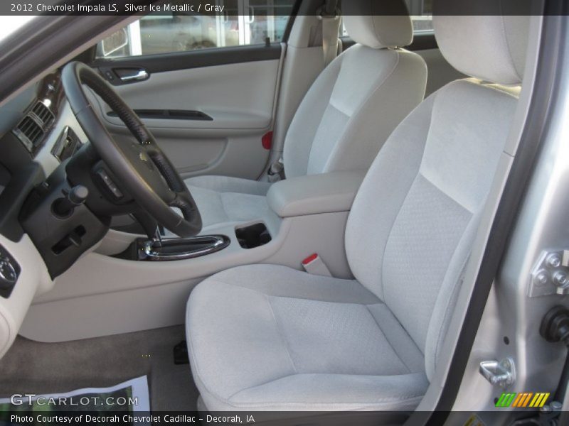 Silver Ice Metallic / Gray 2012 Chevrolet Impala LS