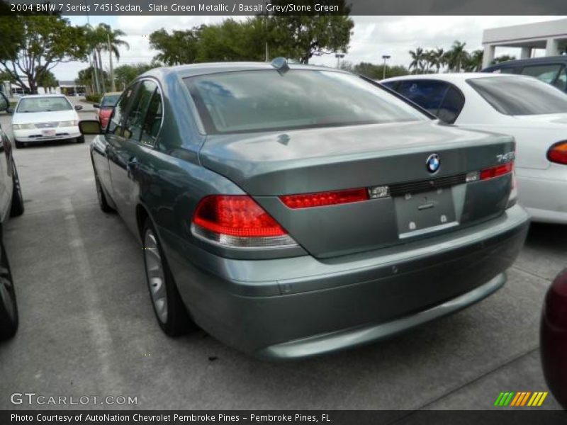  2004 7 Series 745i Sedan Slate Green Metallic