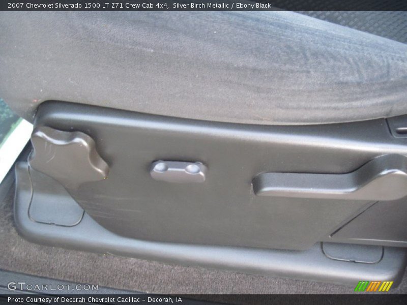 Silver Birch Metallic / Ebony Black 2007 Chevrolet Silverado 1500 LT Z71 Crew Cab 4x4